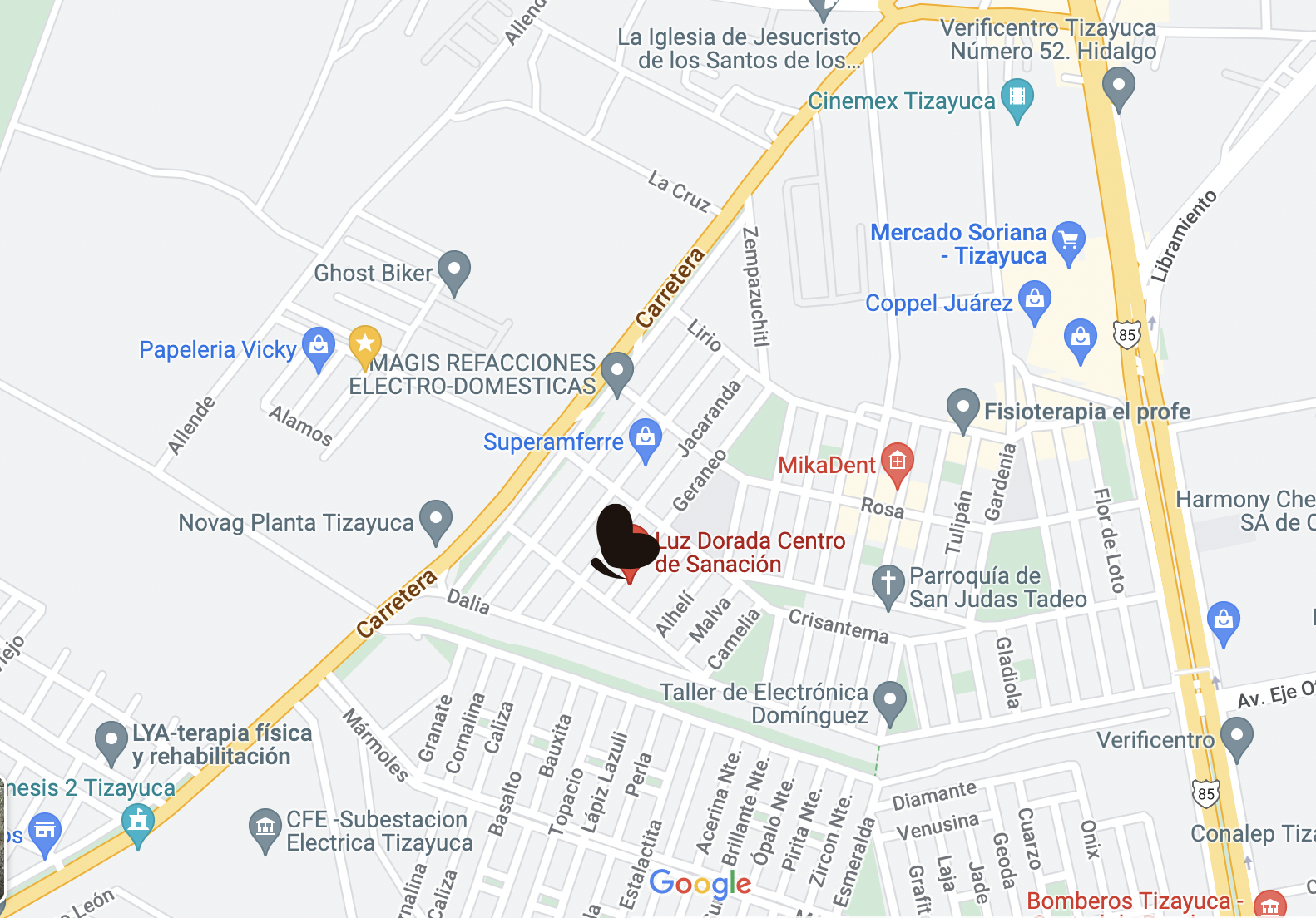 Ubicacion Franterapia