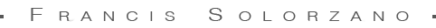Francis Solorzano Tanatologa